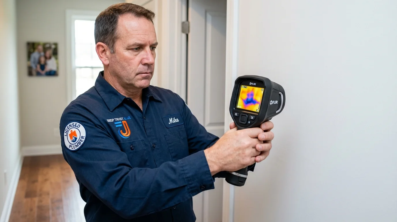 Thermal imaging leak detection by Johns Plumbing LLC in Seward